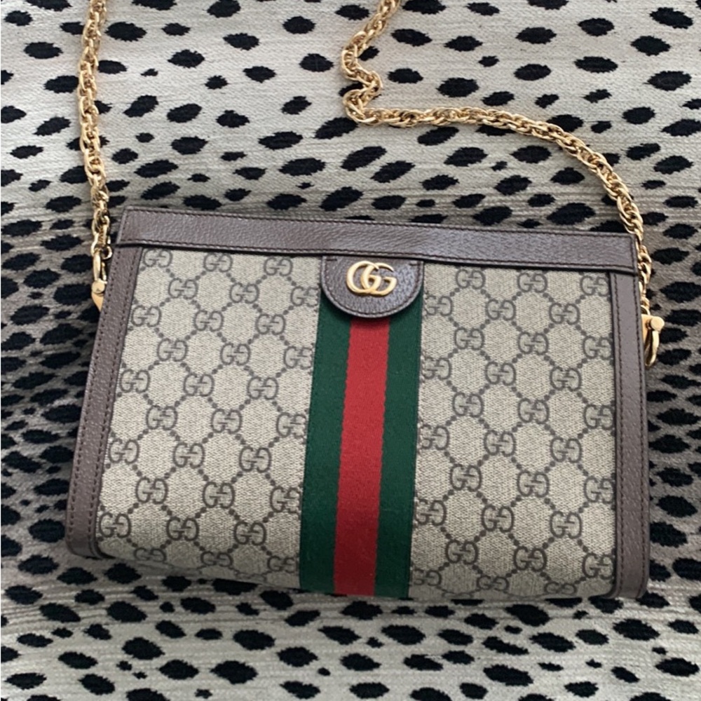OPHIDIA GG SMALL SHOULDER BAG - Picture 2 of 5